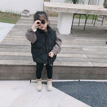 將圖片載入圖庫檢視器 【Y7236】男女童寶寶冬季新款韓版棉馬甲兒童保暖加厚坎肩純色外套-20191012