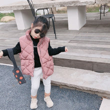 將圖片載入圖庫檢視器 【Y7236】男女童寶寶冬季新款韓版棉馬甲兒童保暖加厚坎肩純色外套-20191012