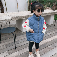 將圖片載入圖庫檢視器 【Y7236】男女童寶寶冬季新款韓版棉馬甲兒童保暖加厚坎肩純色外套-20191012