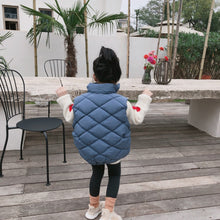 將圖片載入圖庫檢視器 【Y7236】男女童寶寶冬季新款韓版棉馬甲兒童保暖加厚坎肩純色外套-20191012