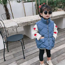 將圖片載入圖庫檢視器 【Y7236】男女童寶寶冬季新款韓版棉馬甲兒童保暖加厚坎肩純色外套-20191012