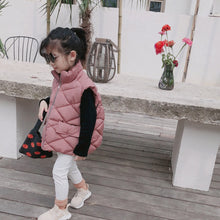 將圖片載入圖庫檢視器 【Y7236】男女童寶寶冬季新款韓版棉馬甲兒童保暖加厚坎肩純色外套-20191012