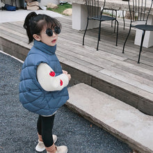 將圖片載入圖庫檢視器 【Y7236】男女童寶寶冬季新款韓版棉馬甲兒童保暖加厚坎肩純色外套-20191012