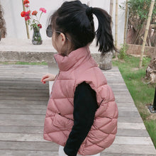 將圖片載入圖庫檢視器 【Y7236】男女童寶寶冬季新款韓版棉馬甲兒童保暖加厚坎肩純色外套-20191012