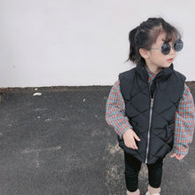 將圖片載入圖庫檢視器 【Y7236】男女童寶寶冬季新款韓版棉馬甲兒童保暖加厚坎肩純色外套-20191012