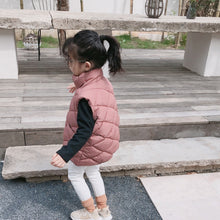將圖片載入圖庫檢視器 【Y7236】男女童寶寶冬季新款韓版棉馬甲兒童保暖加厚坎肩純色外套-20191012