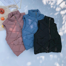 將圖片載入圖庫檢視器 【Y7236】男女童寶寶冬季新款韓版棉馬甲兒童保暖加厚坎肩純色外套-20191012
