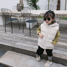 將圖片載入圖庫檢視器 【Y3743】兒童冬季韓版加厚棉馬甲男女童寶寶可愛熊耳朵連帽馬甲-20191012