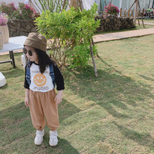 將圖片載入圖庫檢視器 【Y20201】兒童20春款長袖T恤男女童寶寶卡通插肩袖T恤全棉打底衫-20200220