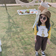 將圖片載入圖庫檢視器 【Y20201】兒童20春款長袖T恤男女童寶寶卡通插肩袖T恤全棉打底衫-20200220