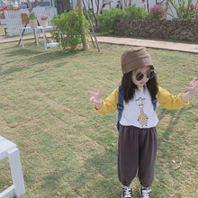 將圖片載入圖庫檢視器 【Y20201】兒童20春款長袖T恤男女童寶寶卡通插肩袖T恤全棉打底衫-20200220