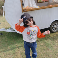 將圖片載入圖庫檢視器 【Y20201】兒童20春款長袖T恤男女童寶寶卡通插肩袖T恤全棉打底衫-20200220