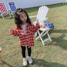 將圖片載入圖庫檢視器 【Y202014】兒童韓版格子襯衫2020春季新款男女童寶寶全棉百搭襯衣-20200304