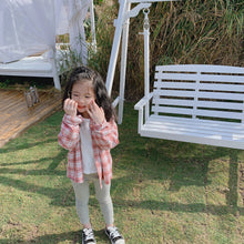 將圖片載入圖庫檢視器 【Y202014】兒童韓版格子襯衫2020春季新款男女童寶寶全棉百搭襯衣-20200304