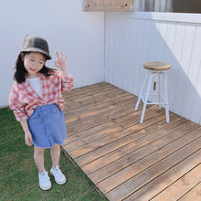 將圖片載入圖庫檢視器 【Y202014】兒童韓版格子襯衫2020春季新款男女童寶寶全棉百搭襯衣-20200304