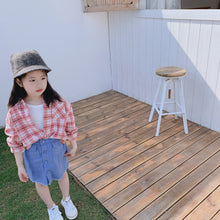 將圖片載入圖庫檢視器 【Y202014】兒童韓版格子襯衫2020春季新款男女童寶寶全棉百搭襯衣-20200304