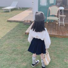 將圖片載入圖庫檢視器 【Y202018】2020春款韓版娃娃領襯衫女童寶寶可愛燈籠袖娃娃衫襯衣-20200304