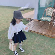 將圖片載入圖庫檢視器 【Y202018】2020春款韓版娃娃領襯衫女童寶寶可愛燈籠袖娃娃衫襯衣-20200304