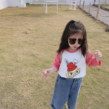 將圖片載入圖庫檢視器 【Y20201】兒童20春款長袖T恤男女童寶寶卡通插肩袖T恤全棉打底衫-20200220