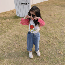 將圖片載入圖庫檢視器 【Y20201】兒童20春款長袖T恤男女童寶寶卡通插肩袖T恤全棉打底衫-20200220