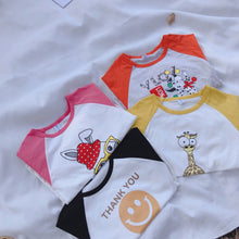 將圖片載入圖庫檢視器 【Y20201】兒童20春款長袖T恤男女童寶寶卡通插肩袖T恤全棉打底衫-20200220