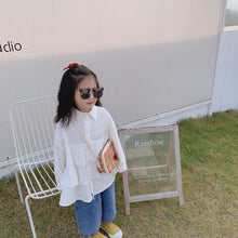 將圖片載入圖庫檢視器 【Y20202】女童2020新款春季新款韓版洋氣襯衫寶寶蛋糕上衣兒童襯衫-20200304