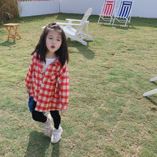 將圖片載入圖庫檢視器 【Y202014】兒童韓版格子襯衫2020春季新款男女童寶寶全棉百搭襯衣-20200304