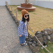 將圖片載入圖庫檢視器 【Y202014】兒童韓版格子襯衫2020春季新款男女童寶寶全棉百搭襯衣-20200304