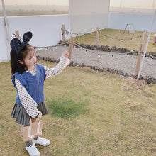 將圖片載入圖庫檢視器 【Y202015】2020春季新款韓版小愛心雪紡衫女童寶寶洋氣百搭氣質襯衫-20200220