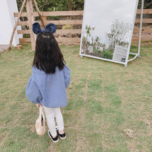 將圖片載入圖庫檢視器 【Y202018】2020春款韓版娃娃領襯衫女童寶寶可愛燈籠袖娃娃衫襯衣-20200304