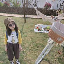 將圖片載入圖庫檢視器 【Y20201】兒童20春款長袖T恤男女童寶寶卡通插肩袖T恤全棉打底衫-20200220