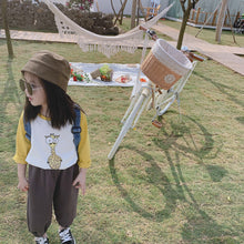 將圖片載入圖庫檢視器 【Y20201】兒童20春款長袖T恤男女童寶寶卡通插肩袖T恤全棉打底衫-20200220