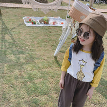 將圖片載入圖庫檢視器 【Y20201】兒童20春款長袖T恤男女童寶寶卡通插肩袖T恤全棉打底衫-20200220