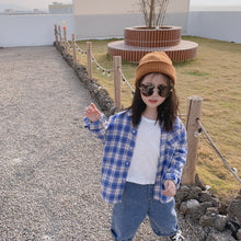 將圖片載入圖庫檢視器 【Y202014】兒童韓版格子襯衫2020春季新款男女童寶寶全棉百搭襯衣-20200304