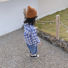 將圖片載入圖庫檢視器 【Y202014】兒童韓版格子襯衫2020春季新款男女童寶寶全棉百搭襯衣-20200304