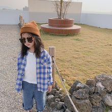 將圖片載入圖庫檢視器 【Y202014】兒童韓版格子襯衫2020春季新款男女童寶寶全棉百搭襯衣-20200304