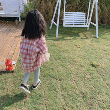 將圖片載入圖庫檢視器 【Y202014】兒童韓版格子襯衫2020春季新款男女童寶寶全棉百搭襯衣-20200304