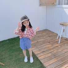 將圖片載入圖庫檢視器 【Y202014】兒童韓版格子襯衫2020春季新款男女童寶寶全棉百搭襯衣-20200304