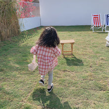 將圖片載入圖庫檢視器 【Y202014】兒童韓版格子襯衫2020春季新款男女童寶寶全棉百搭襯衣-20200304