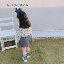 將圖片載入圖庫檢視器 【Y202015】2020春季新款韓版小愛心雪紡衫女童寶寶洋氣百搭氣質襯衫-20200220