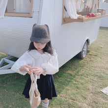 將圖片載入圖庫檢視器 【Y202018】2020春款韓版娃娃領襯衫女童寶寶可愛燈籠袖娃娃衫襯衣-20200304
