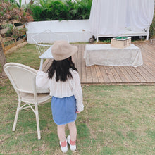 將圖片載入圖庫檢視器 【Y202037】2020春季新款韓版女童全蕾絲打底衫花朵鏤空甜美打底上衣-20200220