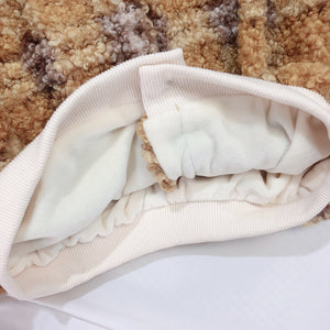 【Y93335】2019冬季新款韓版格子毛毛外套女童寶寶加絨寬鬆毛毛外套-20191028