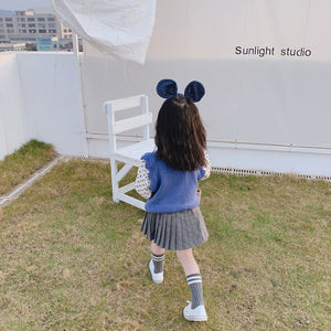 【Y202015】2020春季新款韓版小愛心雪紡衫女童寶寶洋氣百搭氣質襯衫-20200220