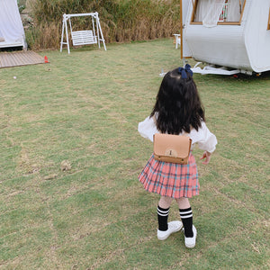 【Y202030】2020春季韓版日系軟妹娃娃領襯衫女童寶寶學院風白襯衫-20200220