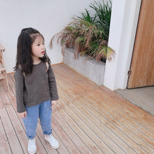 將圖片載入圖庫檢視器 【Y202031】兒童春季新款韓版寬鬆T恤男女寶寶卡通印花打底衫長袖T恤-20200220

