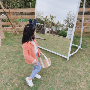 【Y202037】2020春季新款韓版女童全蕾絲打底衫花朵鏤空甜美打底上衣-20200220