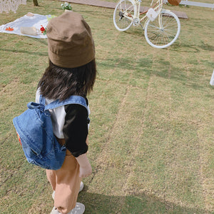 【Y20201】兒童20春款長袖T恤男女童寶寶卡通插肩袖T恤全棉打底衫-20200220