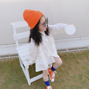 【Y20202】女童2020新款春季新款韓版洋氣襯衫寶寶蛋糕上衣兒童襯衫-20200304