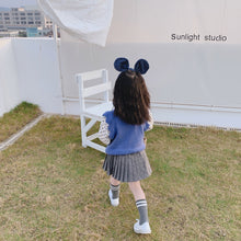 將圖片載入圖庫檢視器 【Y20205】女童寶寶2020春季韓版新款毛線馬甲全棉針織花邊純色馬甲-20200220
